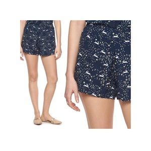LC Lauren Conrad Teal Disney Collection Shorts XXL